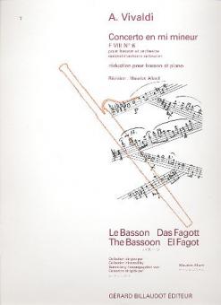 Concerto FVIII No.6 en Mi Mineur 