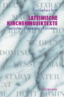 Lateinische Kirchenmusiktexte. Übersetzung 