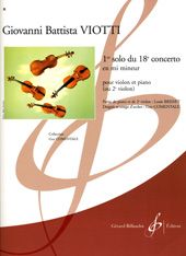 1er Solo du 18e Concerto en Mi Mineur 