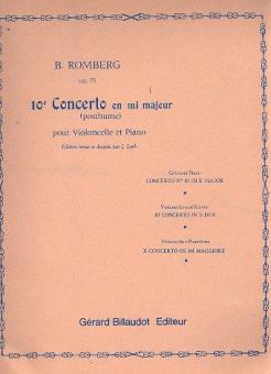 Concerto No. 10 en Mi Majeur Opus 75 