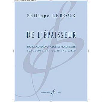 De l'Epaisseur 