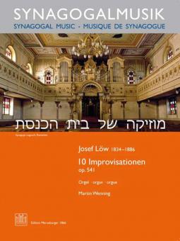 Synagogalmusik Band 2: 10 Improvisationen op. 541 