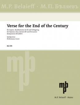 Verse for the End of the Century Komposition 84 Standard