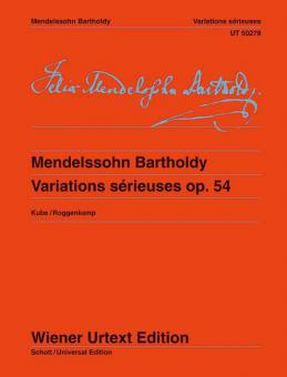 Variations sérieuses op. 54 