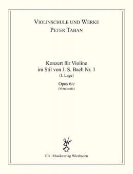 Konzert im Stil von J.S. Bach Nr. 1 Op. 6/c 
