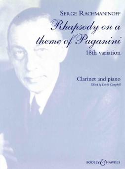 Rhapsody On A Theme Of Paganini Op. 43 