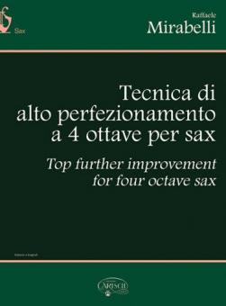 Tecnica di alto perfezionamento a 4 ottave per sax 