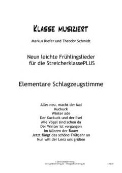 Klasse musiziert gemeinsam: Frühlingslieder Streicherklasse 