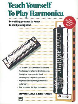 Alfred's Teach Yourself To Play Harmonica (Book & Enhanced Online Audio) 