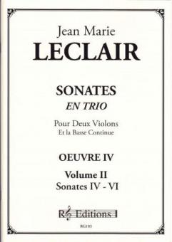 Sonates en Trio, op. 4 - Vol. II 