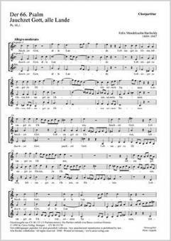 Mendelssohn: Psalm 66 Download