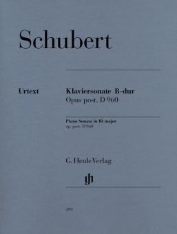 Piano Sonata B flat major Op. post. D 960 