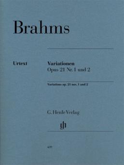 Variations Op. 21,1 and 2 