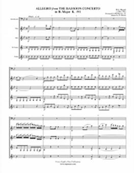 Allegro (From Bassoon Concerto, K. 191) 