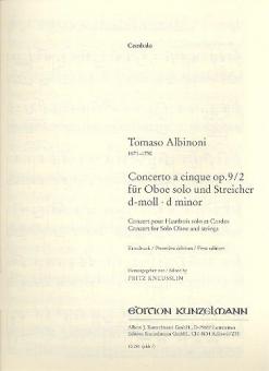 Concerto à cinque d-moll op. 9/2 