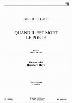 Quand il est mort 