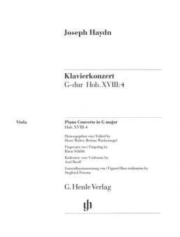 Concerto F major Hob. XVIII:3 