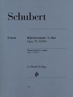 Sonata for Piano G major Op. 78 D 894 