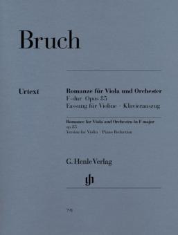 Romance for Viola and Orchestra F major Op. 85 