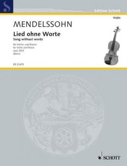 Song without Words Op. 30/3 Standard