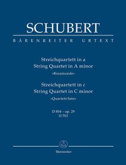 Quartett A-Moll Op. 29 D 804 (Rosamunde) 