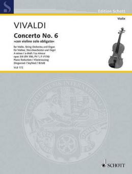 Concerto No. 6 con violino solo obligato Standard