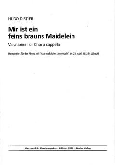 Mir ist ein feins brauns Maidelein 