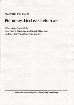Ein neues Lied wir heben an 