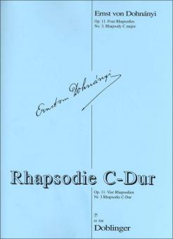 Rhapsodie C-Dur op. 11/3 aus 4 Rhapsodien 