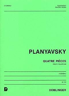 Quatre Pièces pour deux clavecins 