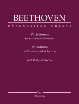 Variations for piano and violoncello Standard