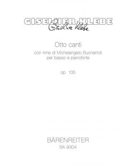 Otto canti op. 135 Standard