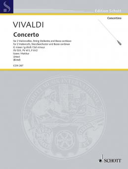 Concerto G Minor RV 531, PV 411, F III/2 Standard
