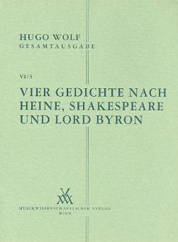 Four Poems By Heine, Shakespeare And Byron 