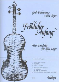 Fröhlicher Anfang Heft 4, Teil B: Kammermusik 