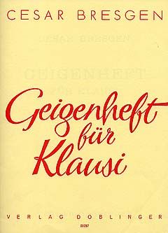 Geigenheft für Klausi 