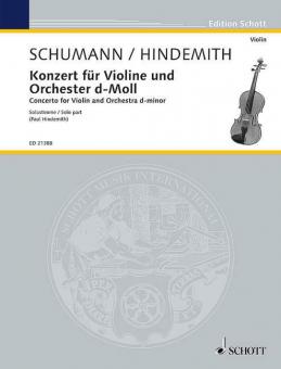 Concerto for Violin and Orchestra in D Minor Woo 1 Standard