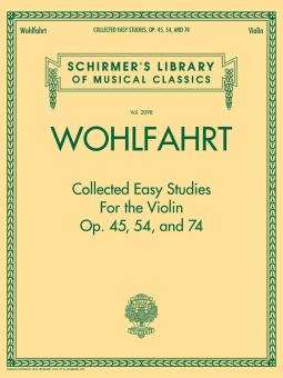 Collected Easy Studies For The Violin Op. 45, 54 And 74 