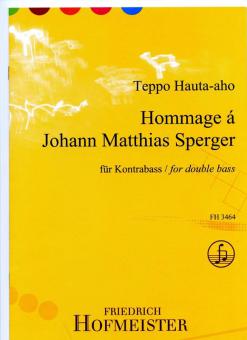 Hommage a Johann Matthias Sperger 