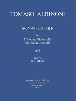 3 Sonaten aus 'Sonate à tre op. 1': Nr. 7-9 