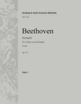 Konzert für Violine und Orchester D-Dur op. 61 