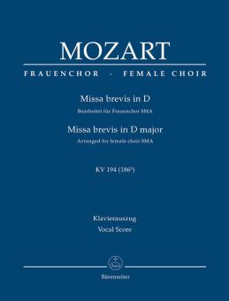 Missa brevis in D major KV 194 (186h) Standard