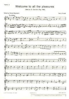 Ode For St. Cecilia's Day 