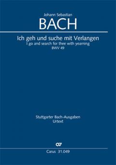 Ich geh und suche mit Verlangen Standard