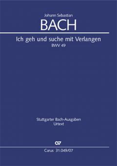 Ich geh und suche mit Verlangen 