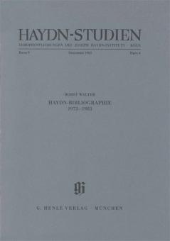 Haydn Studies Vol. 5 No. 4 