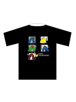 T-Shirt M Schwarz Woodwinds 