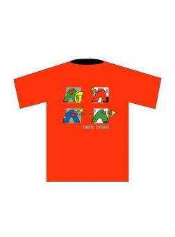 T-Shirt XL Rot Brass 