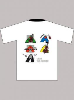 Kinder T-Shirt L Weiss Classics 