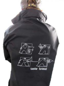 Raincoat Brass (L), black 